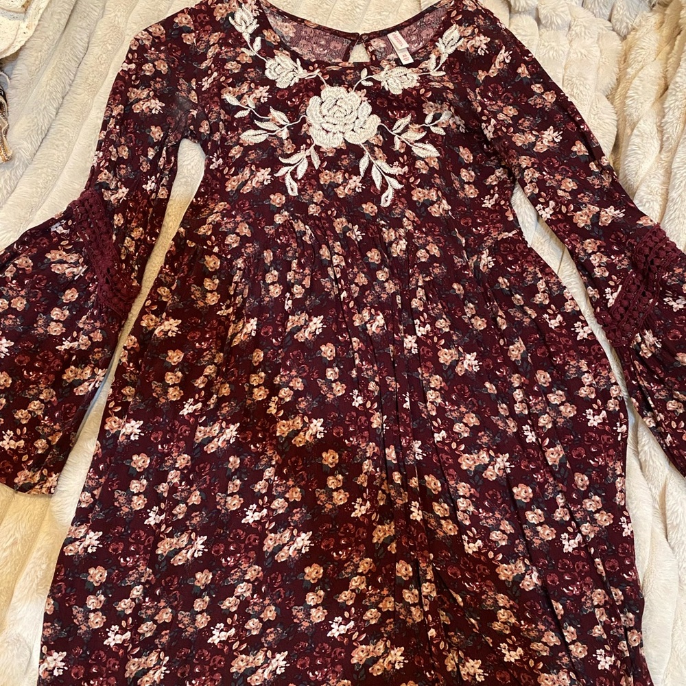 Bohemian floral dress